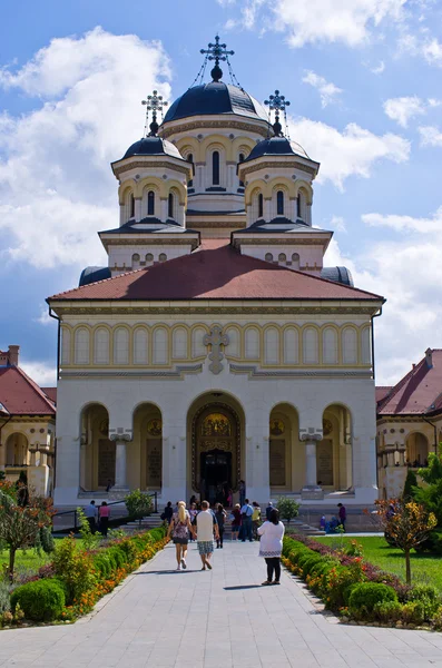 Korunovační katedrála v Alba Iulia — Stock fotografie