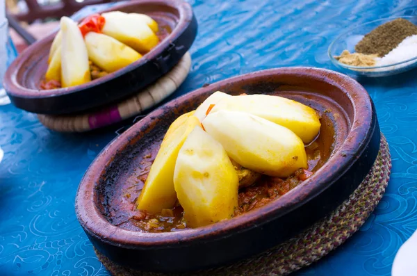 Tagine - typické marocké jídlo — Stock fotografie