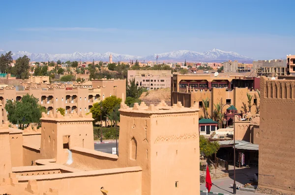 Paesaggio urbano di Ouarzazate, Marocco — Foto Stock