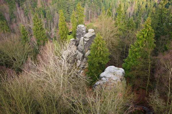 Rock town near Teplice, Czech Republic — Stock Photo, Image