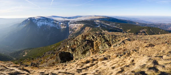 在 Karkonosze 山，波兰的秋天 — 图库照片