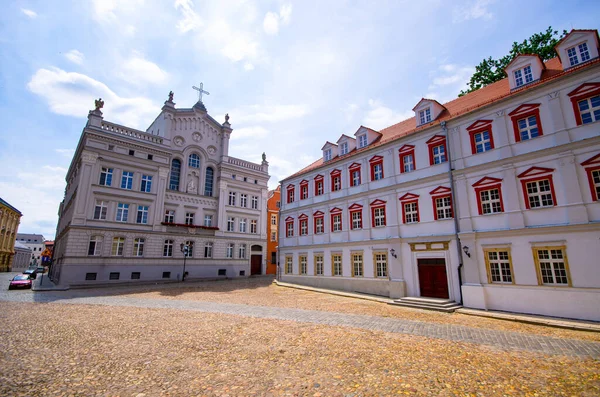 Kerk Nysa Opolskie Polen — Stockfoto