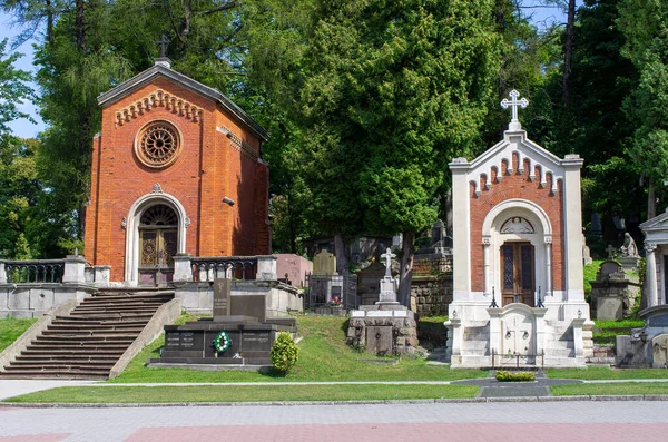 利沃夫的Lychakiv公墓 乌克兰 — 图库照片