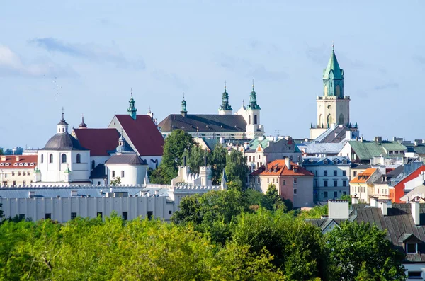 Green Cityscape Lublin Poland — Stock Photo, Image