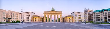 Brandenburg Kapısı panoramik, berlin, Almanya