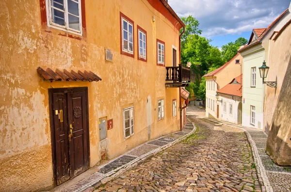 Narrow street in old town — Stock Photo, Image
