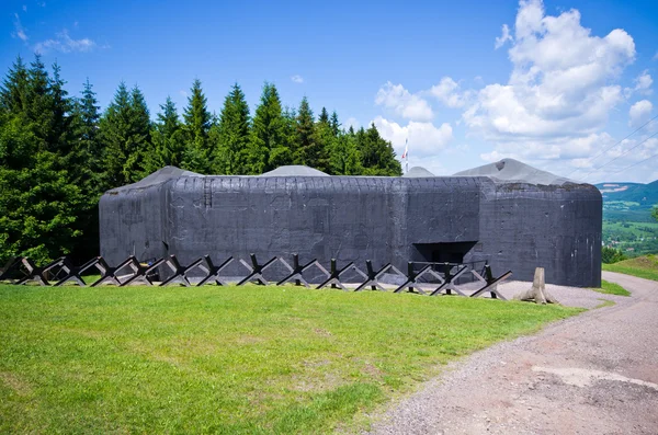 Bunker in der Stachelberglinie — Stockfoto