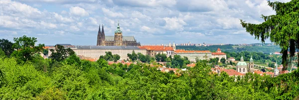 Katedrála na kopci na Hradčanech v Praze, Česká republika — Stock fotografie