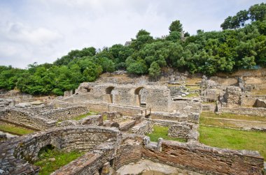 Ruins of Butrint, Albania clipart
