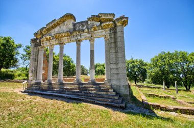 Ruins of ancient Apollonia, Albania clipart