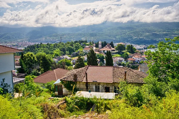 Města Ohrid v Makedonii — Stock fotografie