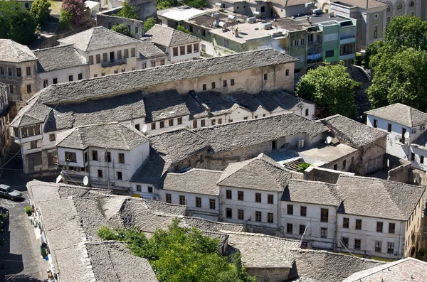Gjirokaster - gümüş çatılar, Arnavutluk kasabası