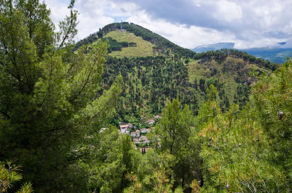 View from fortress in Berat, Albania — Stock Photo, Image