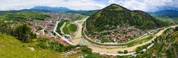 Paesaggio urbano di Berat - Albania — Foto Stock