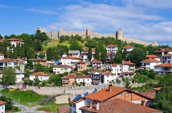 Města Ohrid v Makedonii — Stock fotografie