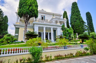Achillion palace on Corfu island, Greece clipart