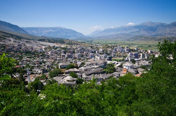 Gjirokaster - アルバニアの銀の屋根の町 — ストック写真