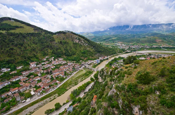 Paisaje urbano de Berat - Albania — Foto de Stock