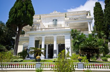 Achillion palace on Corfu island, Greece clipart