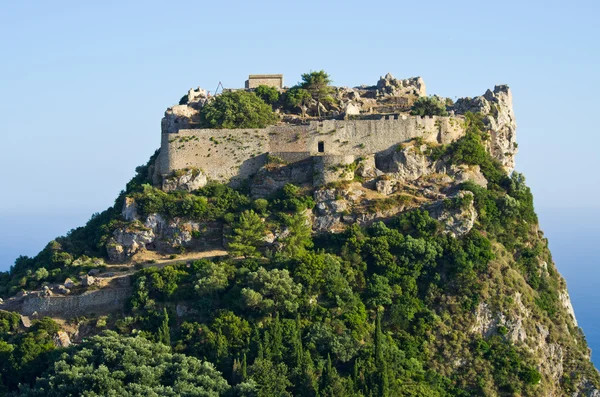 Ruins of Angelokastro fortress - Corfu island, Greece — Stock Photo, Image