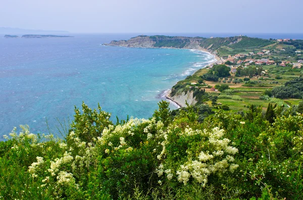 Arillas op het eiland Corfu, Griekenland — Stockfoto