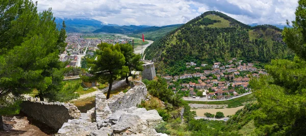 Panoráma města Berat - Albánie — Stock fotografie