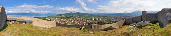 Stará zřícenina hradu v Ohrid, Makedonie — Stock fotografie