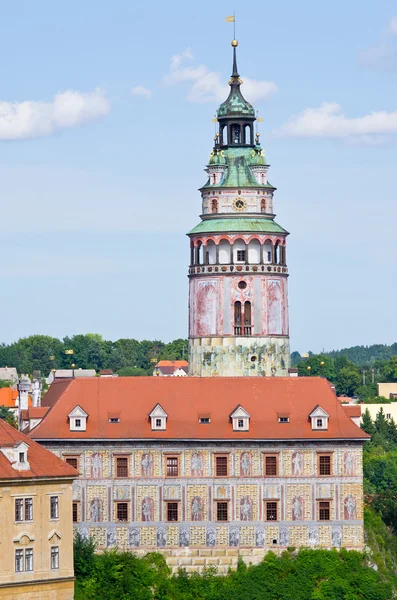 Stary zamek w Cesky Krumov, Republika Czeska — Zdjęcie stockowe