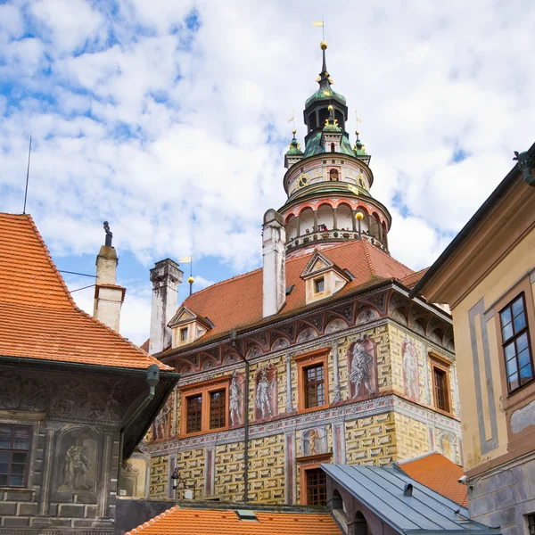 Starý hrad v český Krumov, Česká republika — Stock fotografie