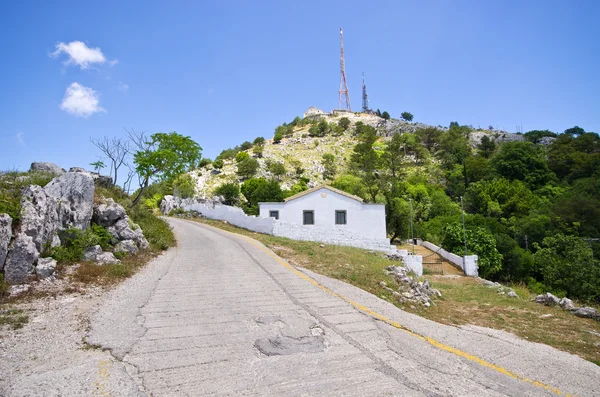 聖パントクラトール山のコルフ島、ギリシャ — ストック写真
