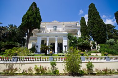 Achillion palace on Corfu island, Greece clipart