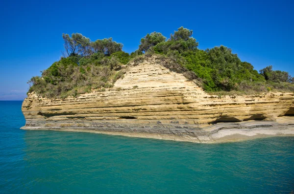 Seashore in Sidari  on Corfu island, Greece — Stock Photo, Image