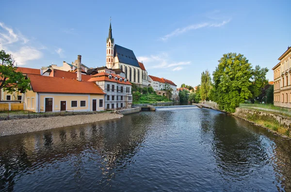 Kościół Świętego wita w Český krumlov, Republika Czeska — Zdjęcie stockowe