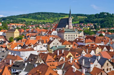 Cesky Krumlov - şehir Unesco listesinde Çek Cumhuriyeti '