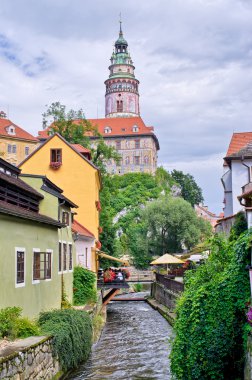 Castle ve nehir - Cesky Krumlov, Çek Cumhuriyeti