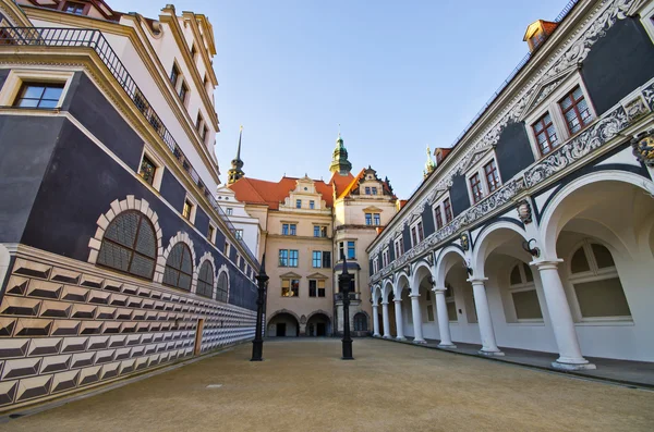 Starý palác v Drážďanech, Německo — Stock fotografie