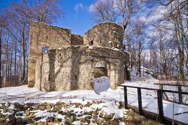 Ruins of Bolczow castle in Poland — Stock Photo, Image