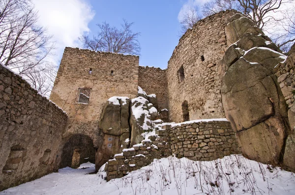 Ruins of Bolczow castle in Poland — Stock Photo, Image