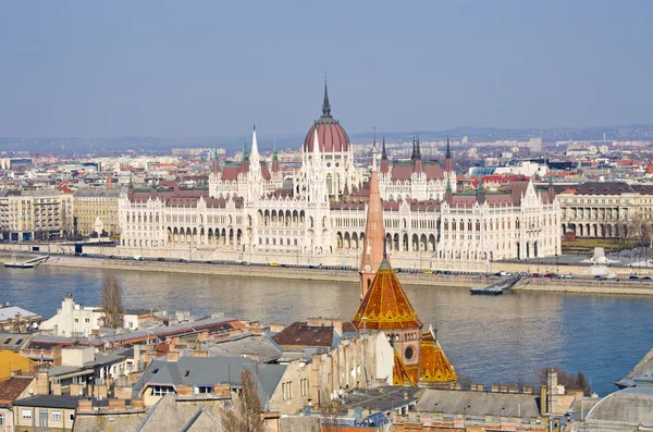 Edifício do parlamento em budapest, hungary — Fotografia de Stock