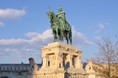 St Stephen heykelinin Budapeşte, Macaristan