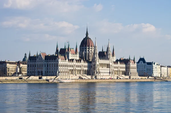 Parlamentsgebäude in Budapest, Ungarn — Stockfoto