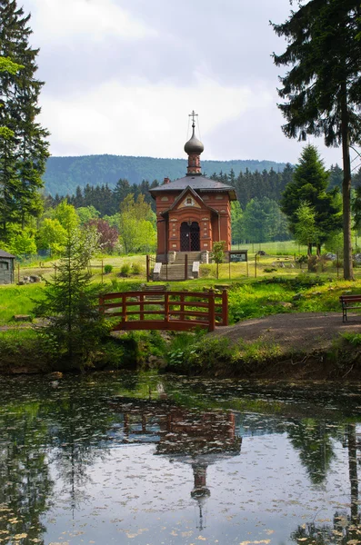 Stary kościół prawosławny w Sokolowsko, Polska — Zdjęcie stockowe