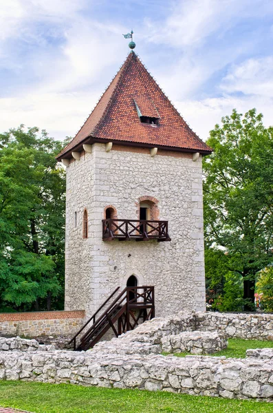 Hradní věž v Wieliczka, Polsko — Stock fotografie