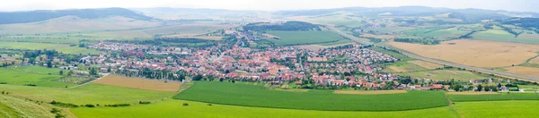 Spisske Podhradie town from Spis Castle, Slovakia — Stock Photo, Image