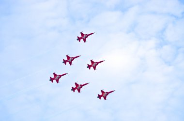 İsviçre grup Radom Airshow, Polonya üzerinde 