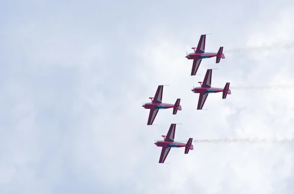 Kunglig jordanier Falcons på Radom Airshow, Polen — Stockfoto