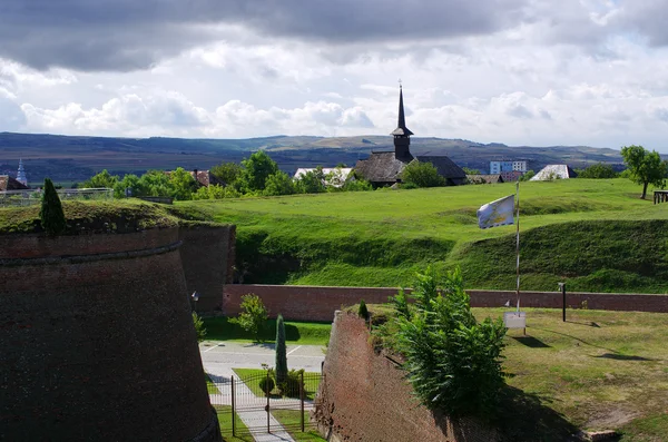 Давнє укріплення, у Алба, Румунія — стокове фото