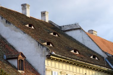 Gözleri Sibiu, Romanya ile ünlü evleri