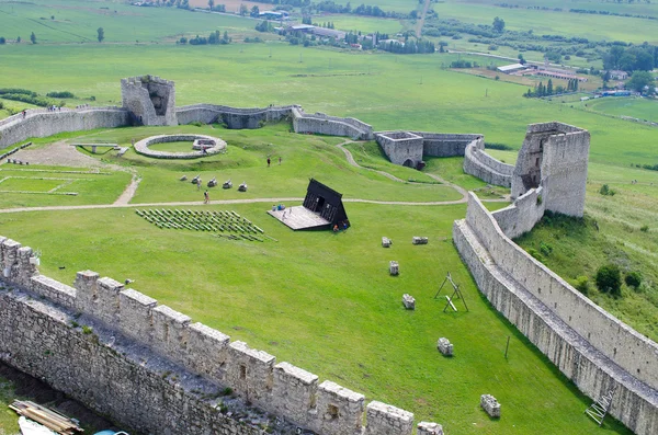 Spissky hrad zamek, Słowacja — Zdjęcie stockowe