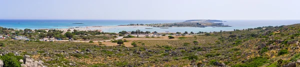 Panorama della spiaggia di Elafonisi, Creta — Foto Stock